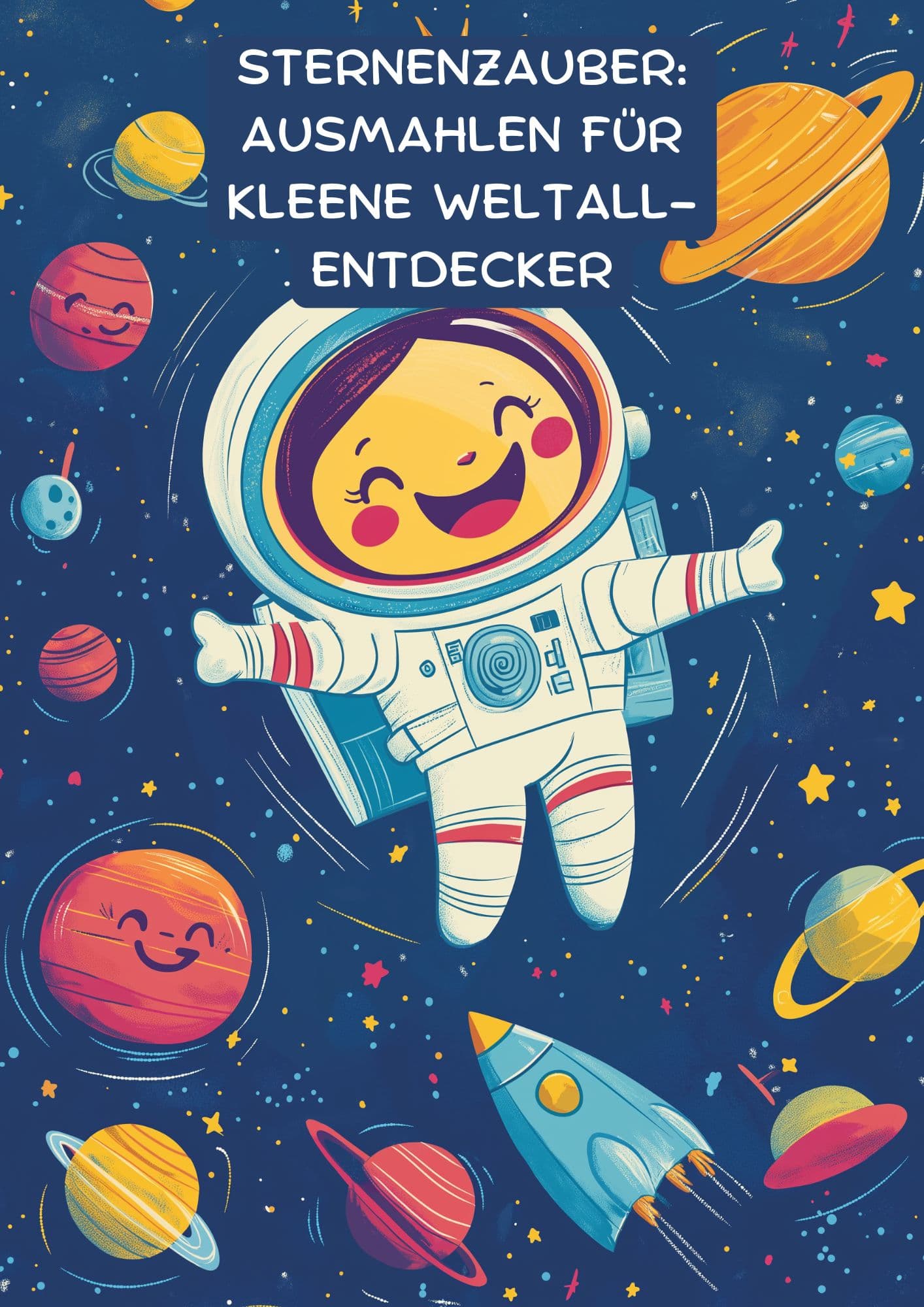 Sternenzauber: ausmalen für Kleene Weltall-Entdecker