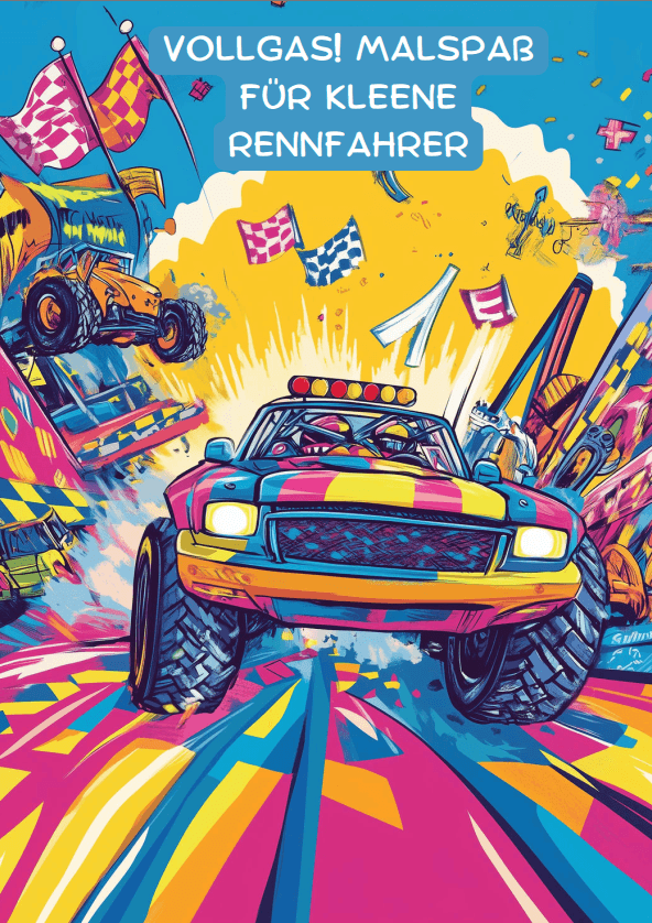 Vollgas! Malspaß für Kleene Rennfahrer